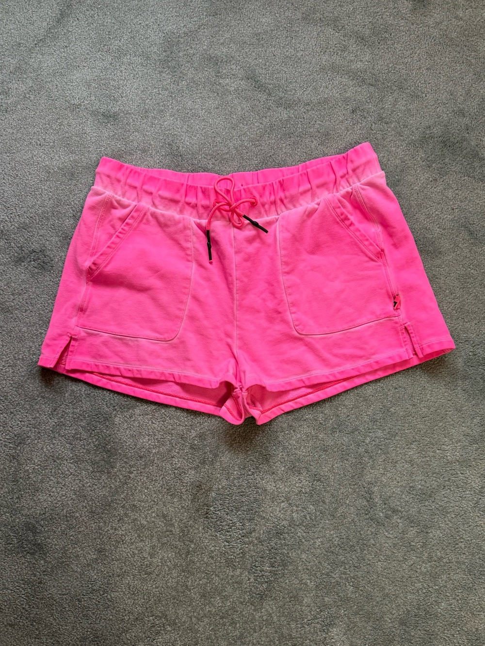 JoyLab Hot Pink Acid Wash Drawstring Shorts XL Like New!